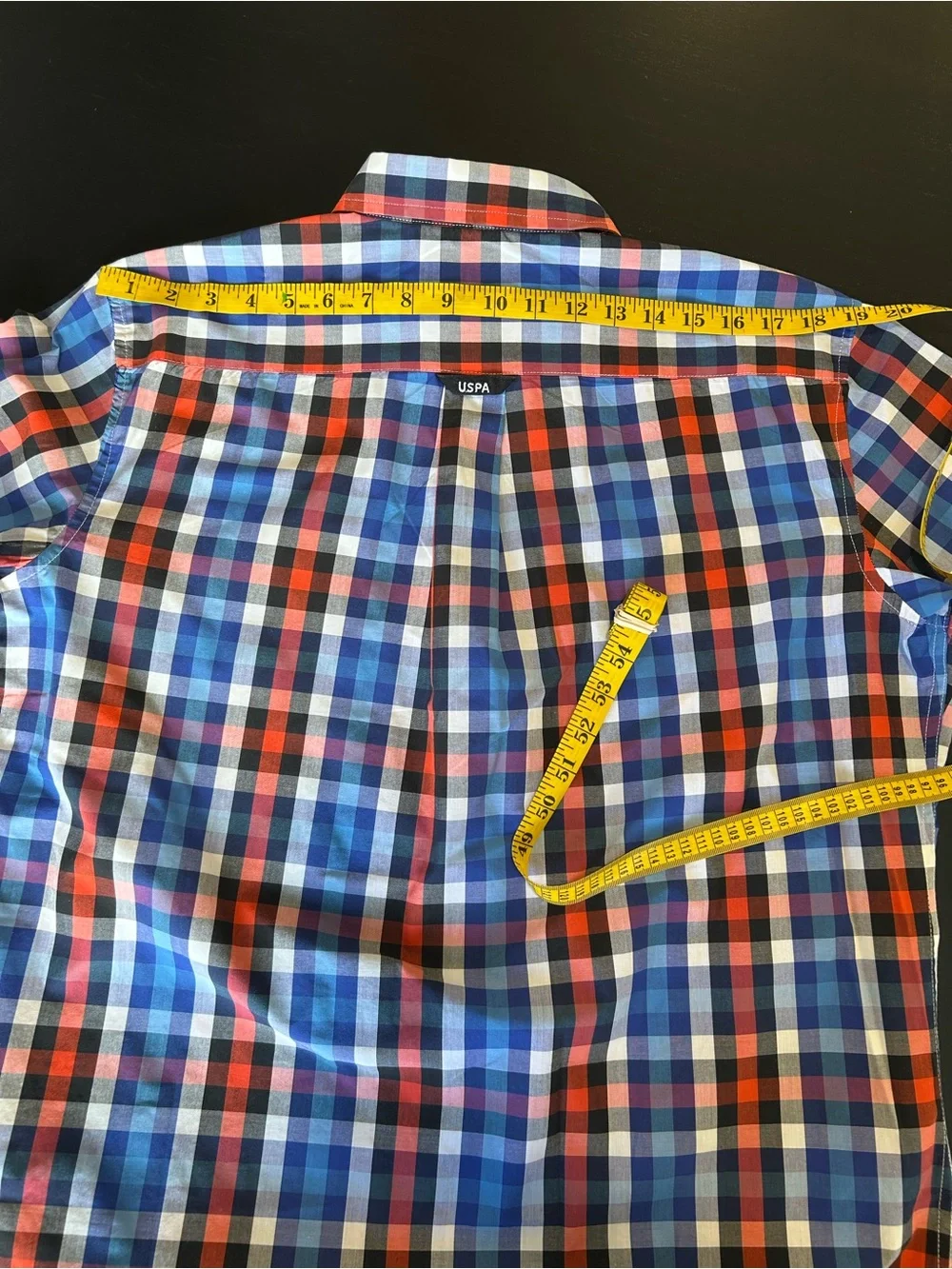 US Polo Assn Plaid Button Down Shirt Preppy Coastal Dadcore Men’s Large - Picture 14 of 14